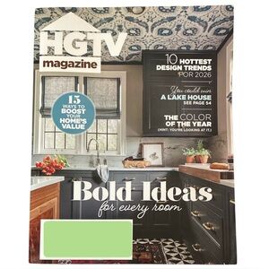HGTV Magazine January 2026 Bold Ideas For Every Room 10 Hottest Design Trends